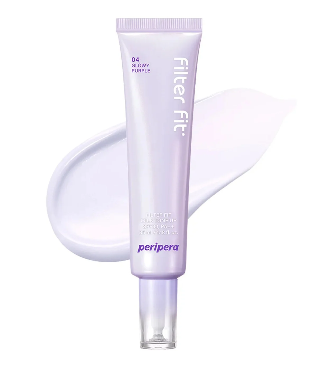 Kem chống nắng nâng tone Peripera Filter Fit Milk To Tone Up SPF30 Pa++ (04 Glowy Purple)