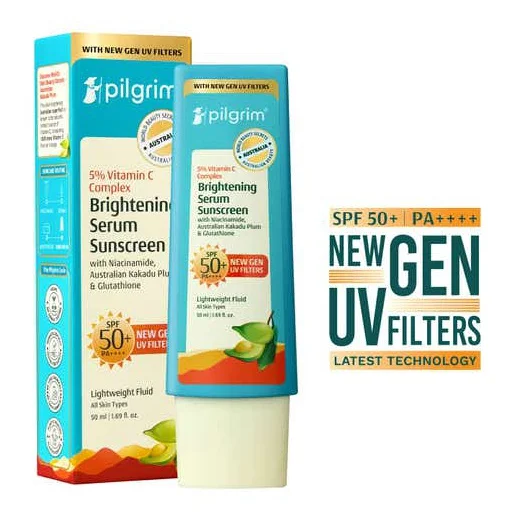 Pilgrim 5% Vitamin C Complex Brightening Serum Sunscreen SPF 50+ Pa++++
