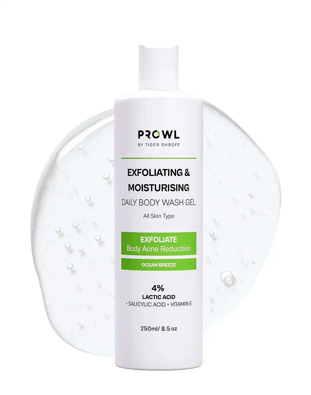 Prowl Exfoliating & Moisturising Daily Body Wash Gel - All Skin Type -
