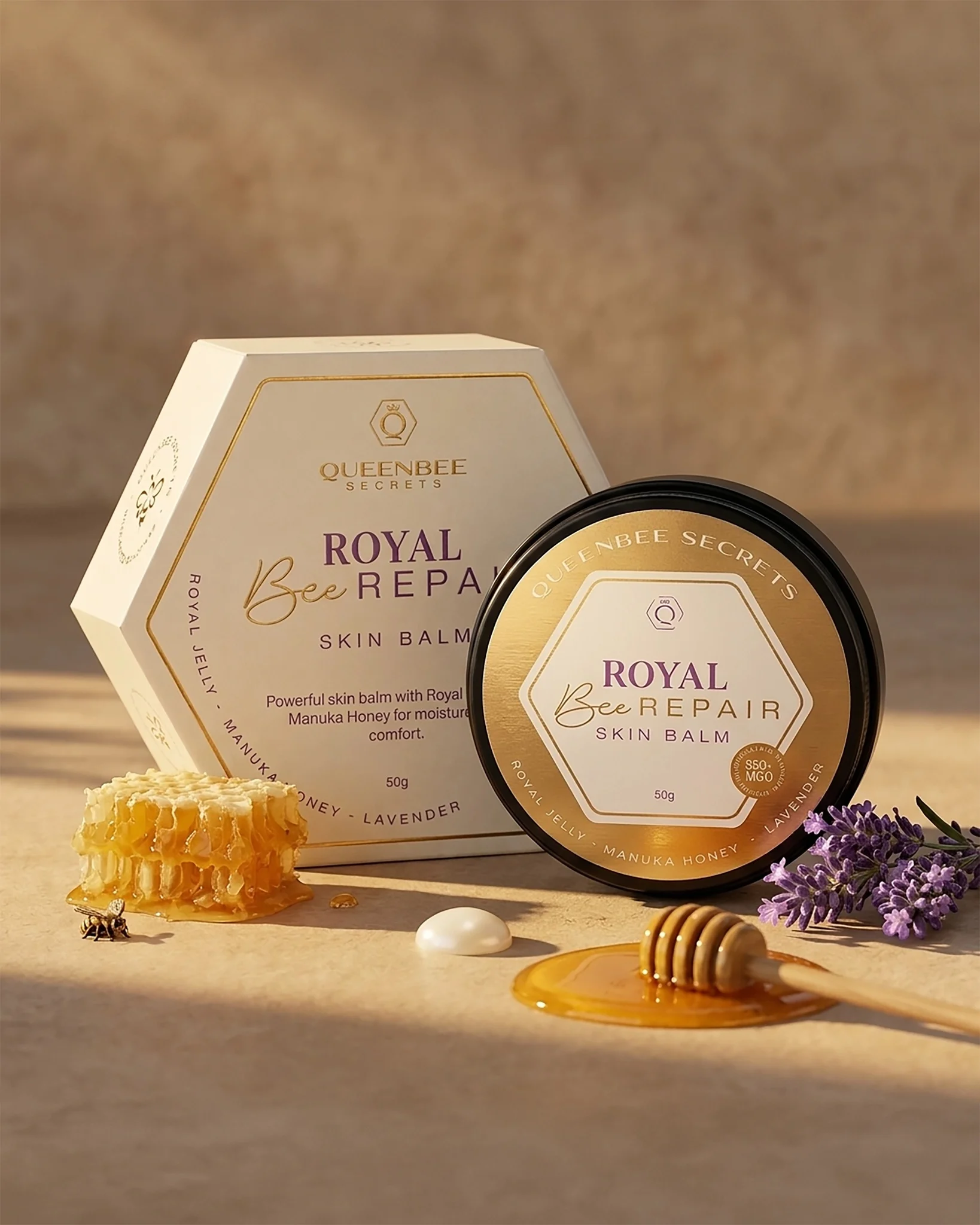 QueenBee Secrets Royal Bee Repair Skin Balm