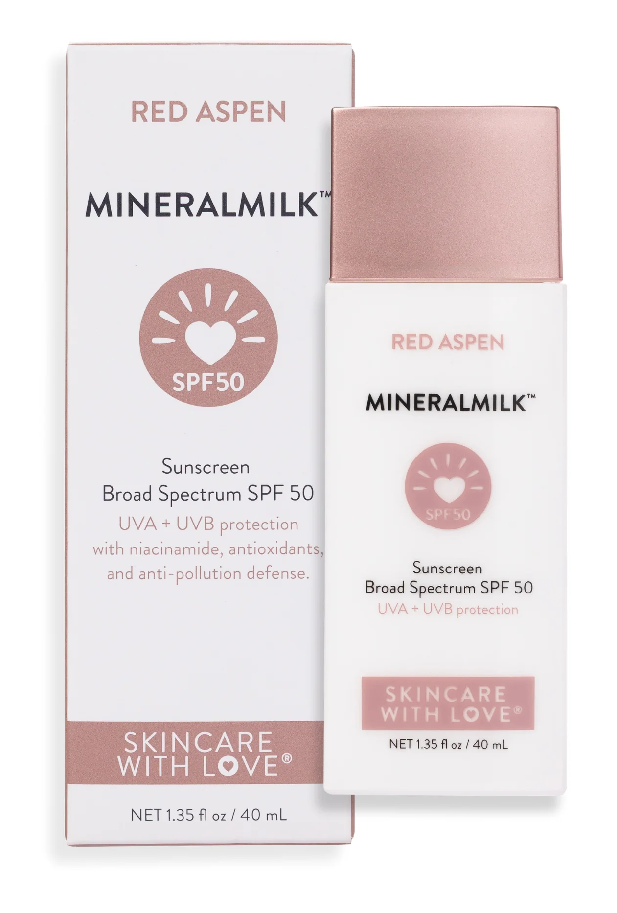 Kem chống nắng Red Aspen Mineralmilk Sunscreen Broad Spectrum SPF 50