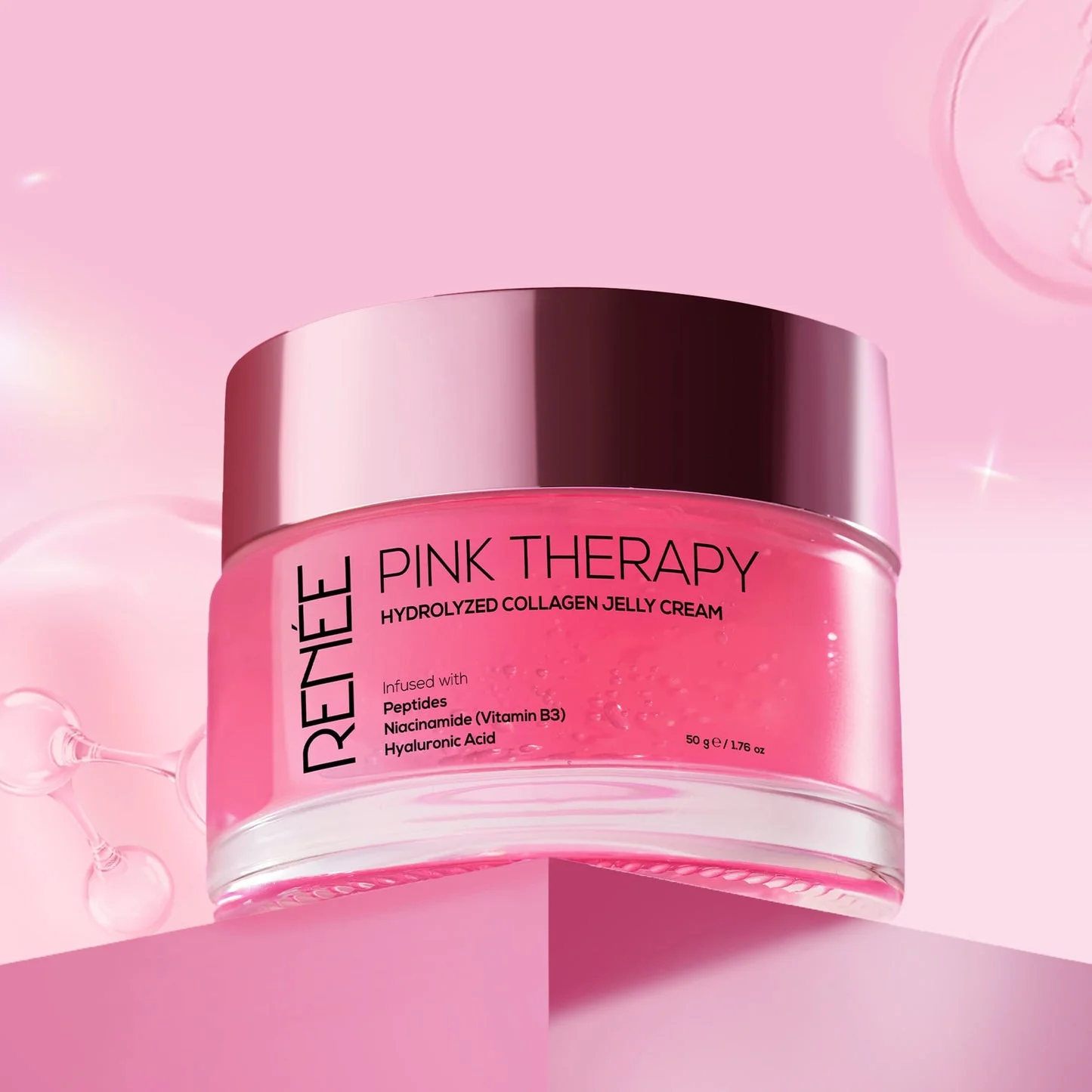 Renee Cosmetics Renee Pink Therapy Hydrolyzed Collagen Jelly Cream For Anti-aging & Hydrated Skin