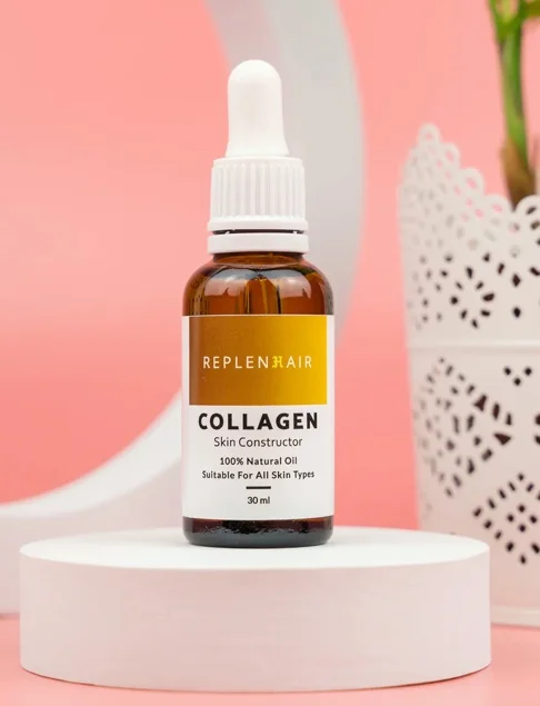 Dầu dưỡng da mặt chống lão hóa Replenhair Collagen Oil
