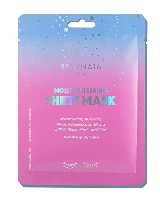 Reyena 16 Moist Glittering Sheet Mask