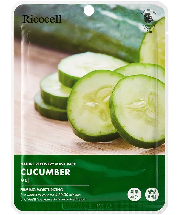 Mặt nạ Ricocell Nature Recovery Mask Pack Cucumber