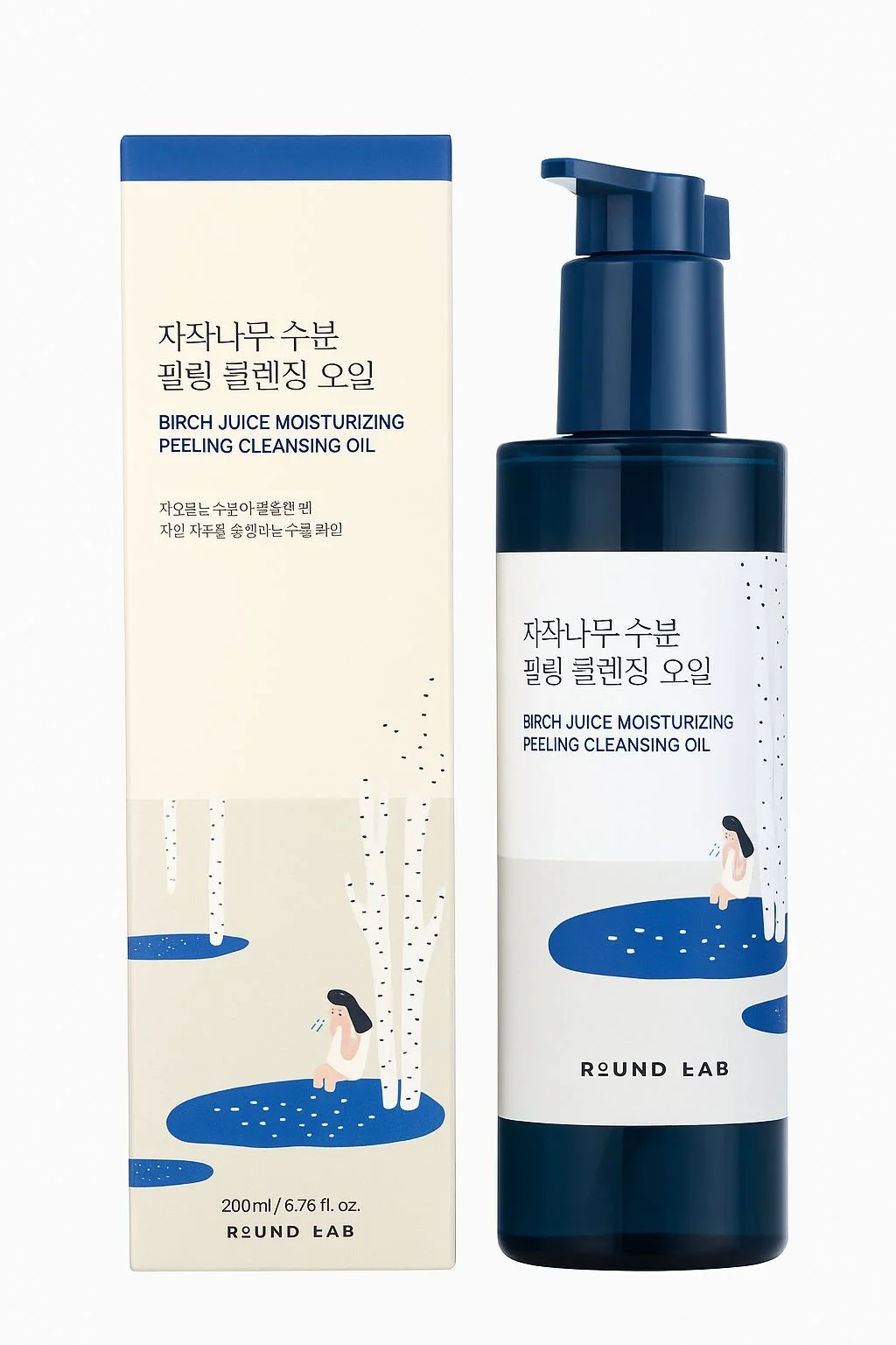 ROUND LAB Birch Juice Moisturizing Peeling Cleansing Oil