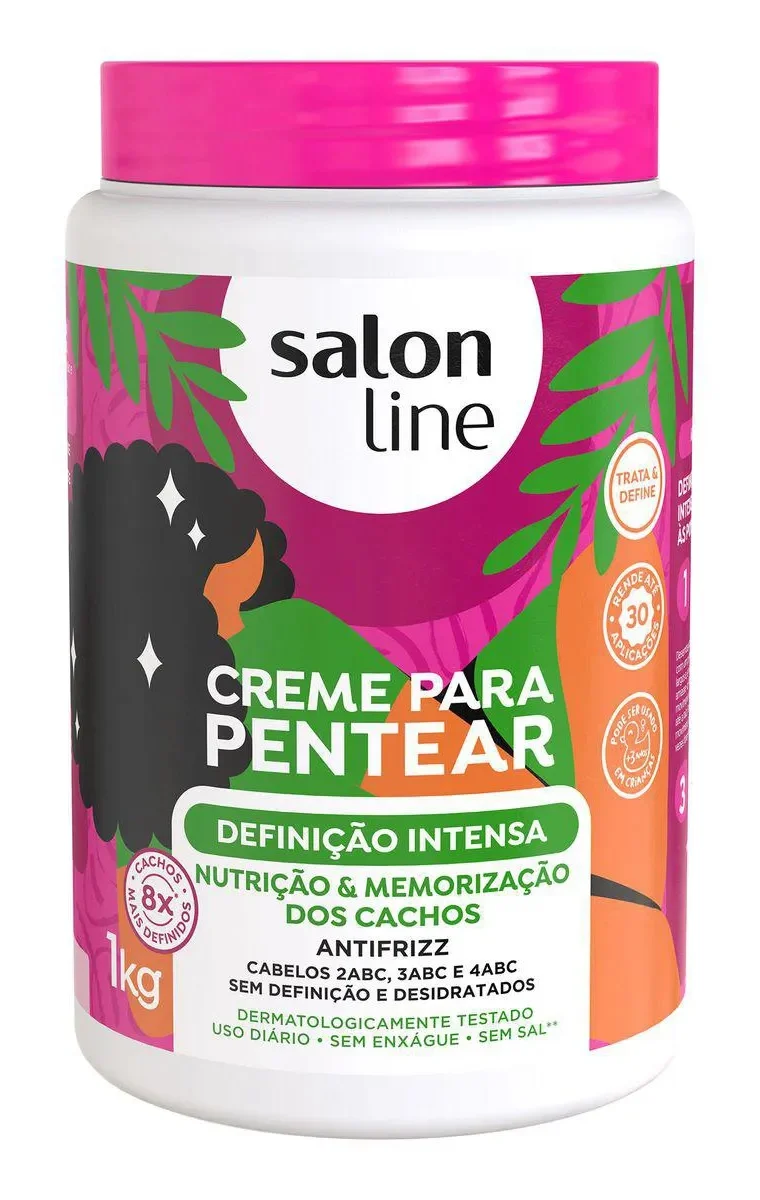Salon Line Creme De Pentear Definição Intensa