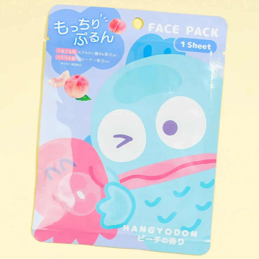 Sanrio Face Mask/pack- Hangyodon