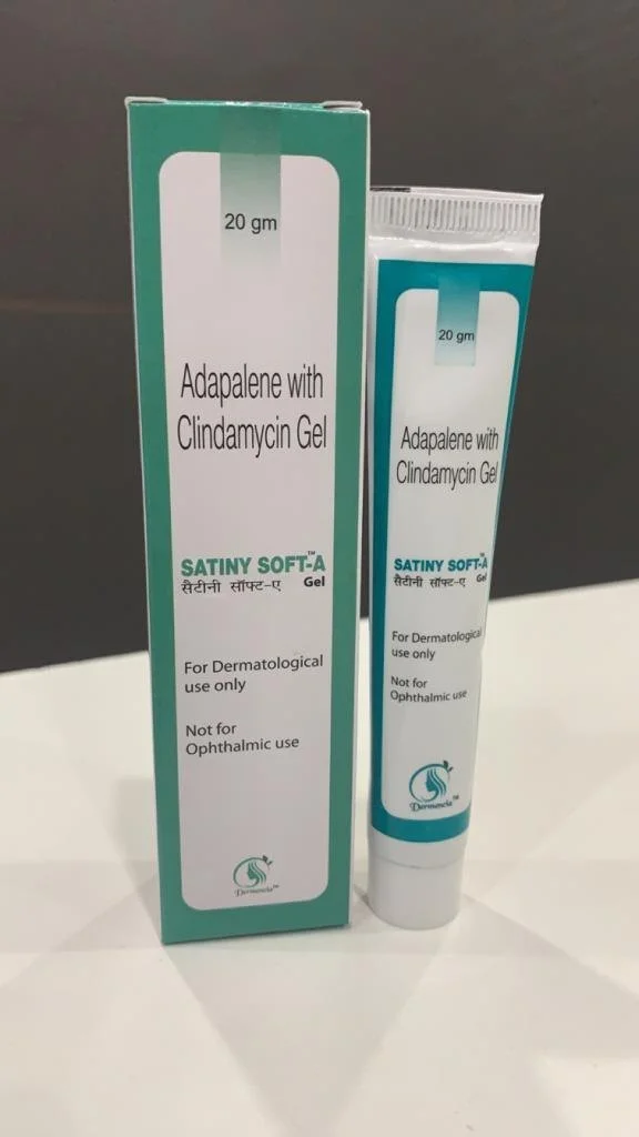SATINY SOFT-A Adapalene With Clindamycin Gel