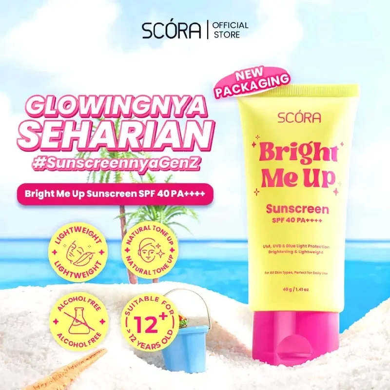 Kem chống nắng Scora Bright Me Up Sunscreen SPF 40 Pa++++