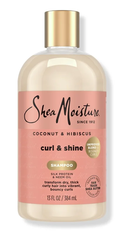 Dầu gội SheaMoisture Coconut & Hibiscus Curl & Shine Hair Shampoo