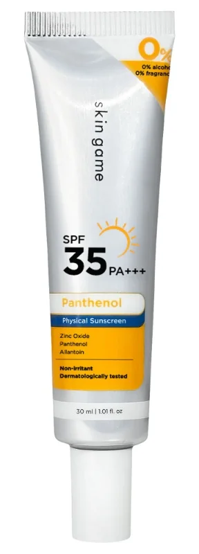 Skin game Panthenol Physical Sunscreen SPF 35 pa +++