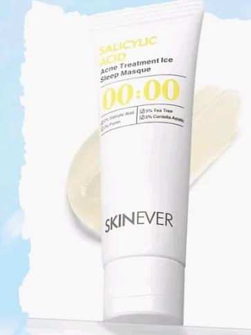 SkinEver Salicylic Acid Acne Treatment Ice Sleep Masque