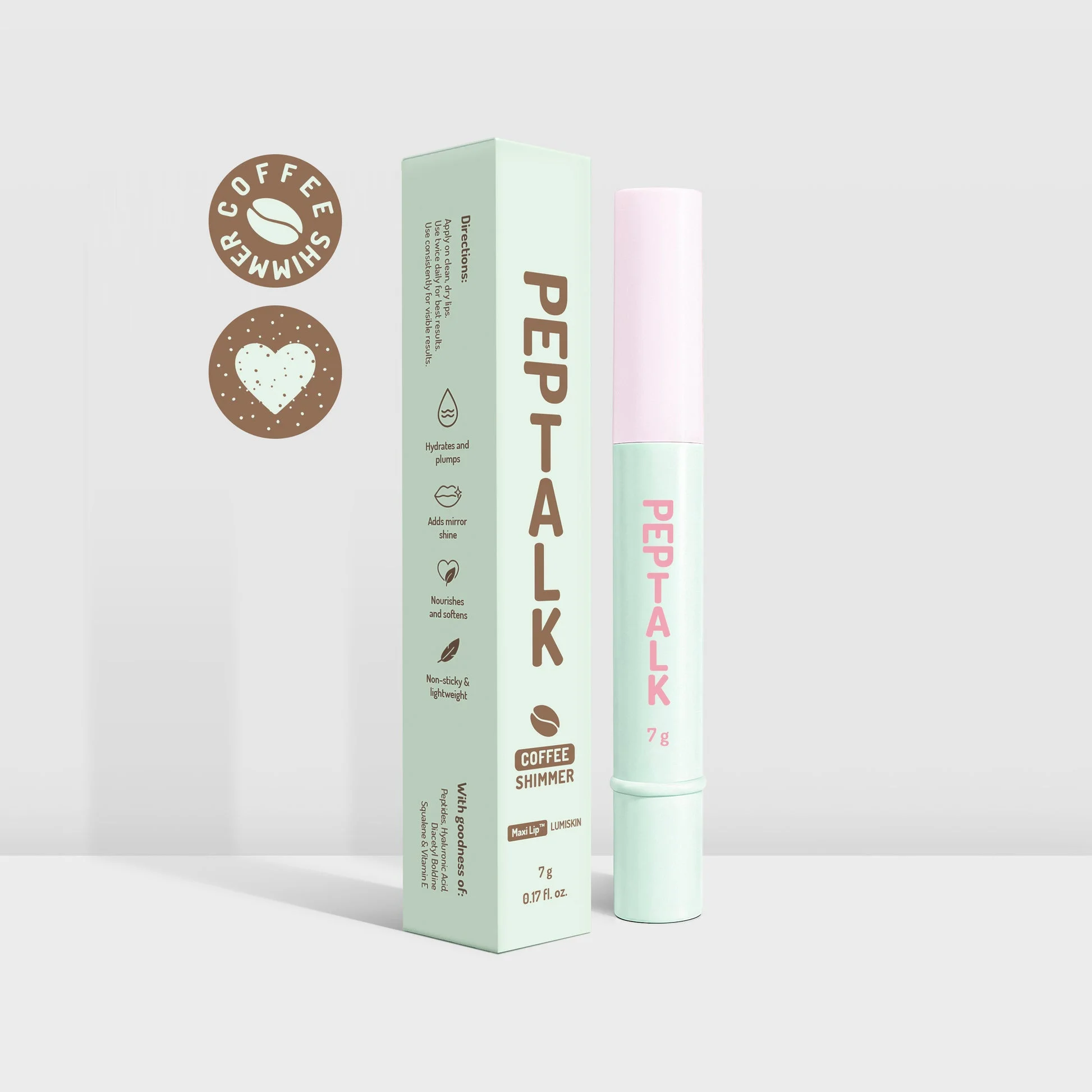 SkinJoy Peptalk Lip Treatment - Coffee Shimmer