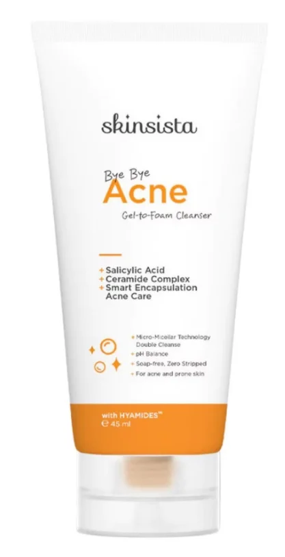 Skinsista Acne Gel To Foam Cleanser