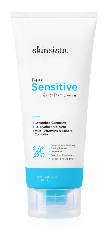 Sữa rửa mặt Skinsista Sensitive Gel To Foam Cleanser