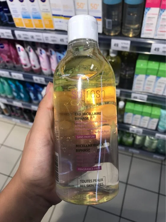 SoFresh Cosmetic Micellar Water Biphase