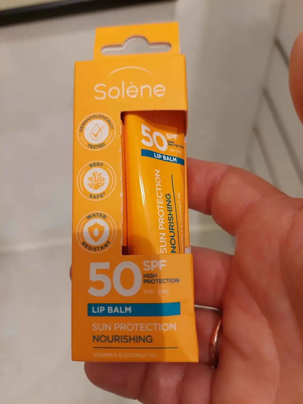Son dưỡng chống nắng Solène Lip Balm SPF 50 Nourishing