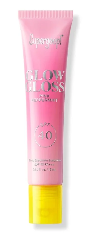 Son dưỡng Supergoop! Glow Gloss Lip Balm SPF 40 - Pink Peppermint