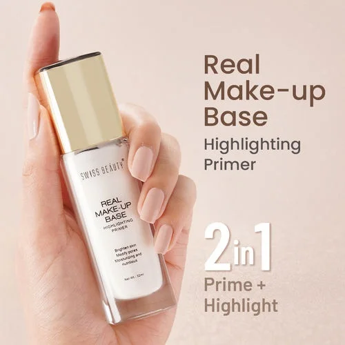 Swiss beauty Real Make-up Base Highlighting Primer | Pink Tint 03
