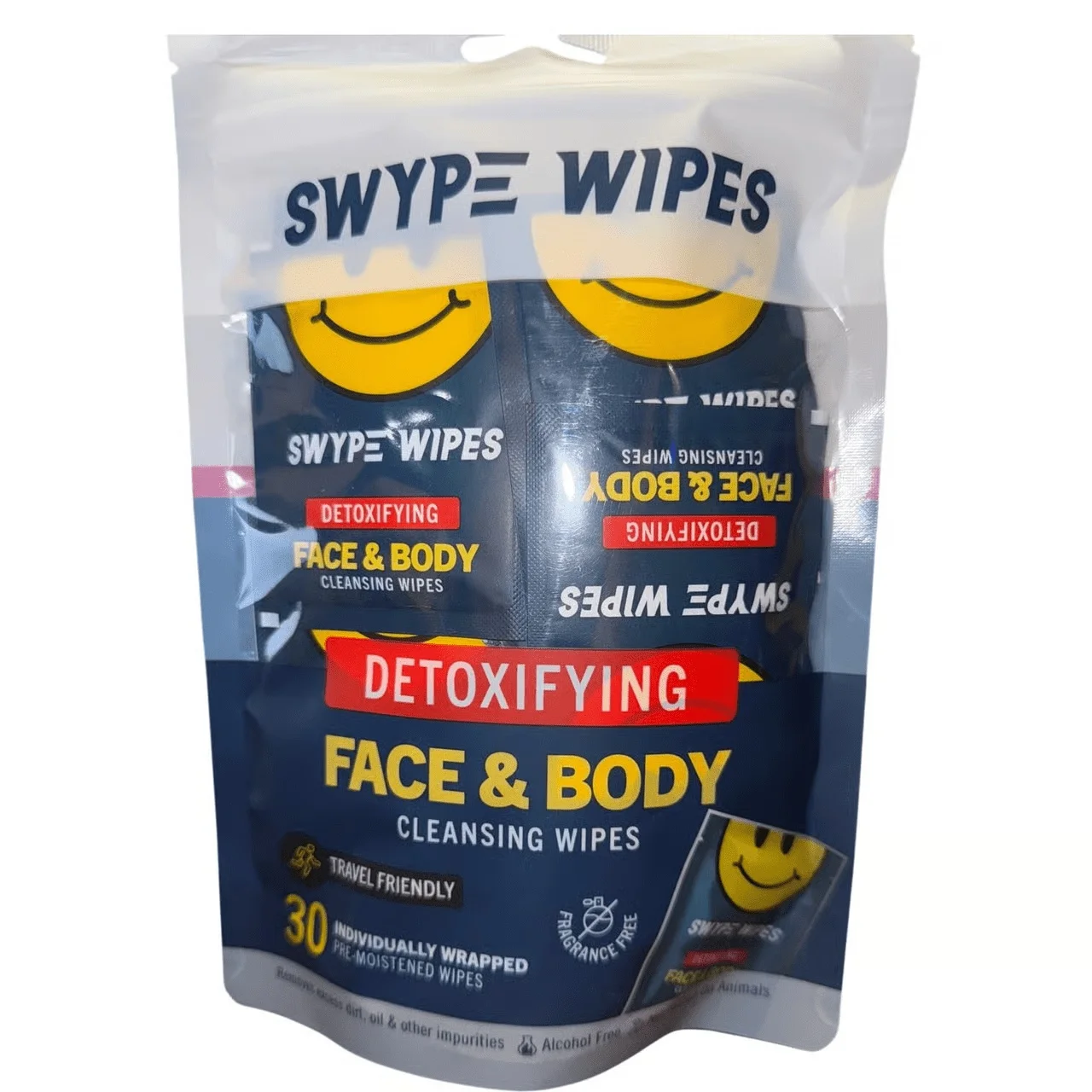 swype wipes Detoxifying Face And Body Cleansing Wipes
