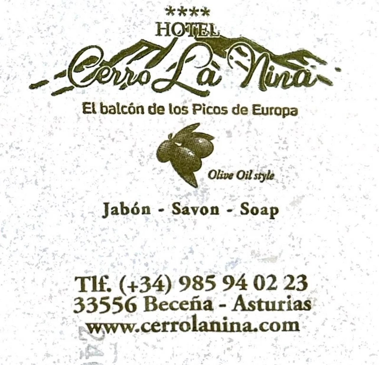 Tecenvas Soap Hotel Cerro La Nina