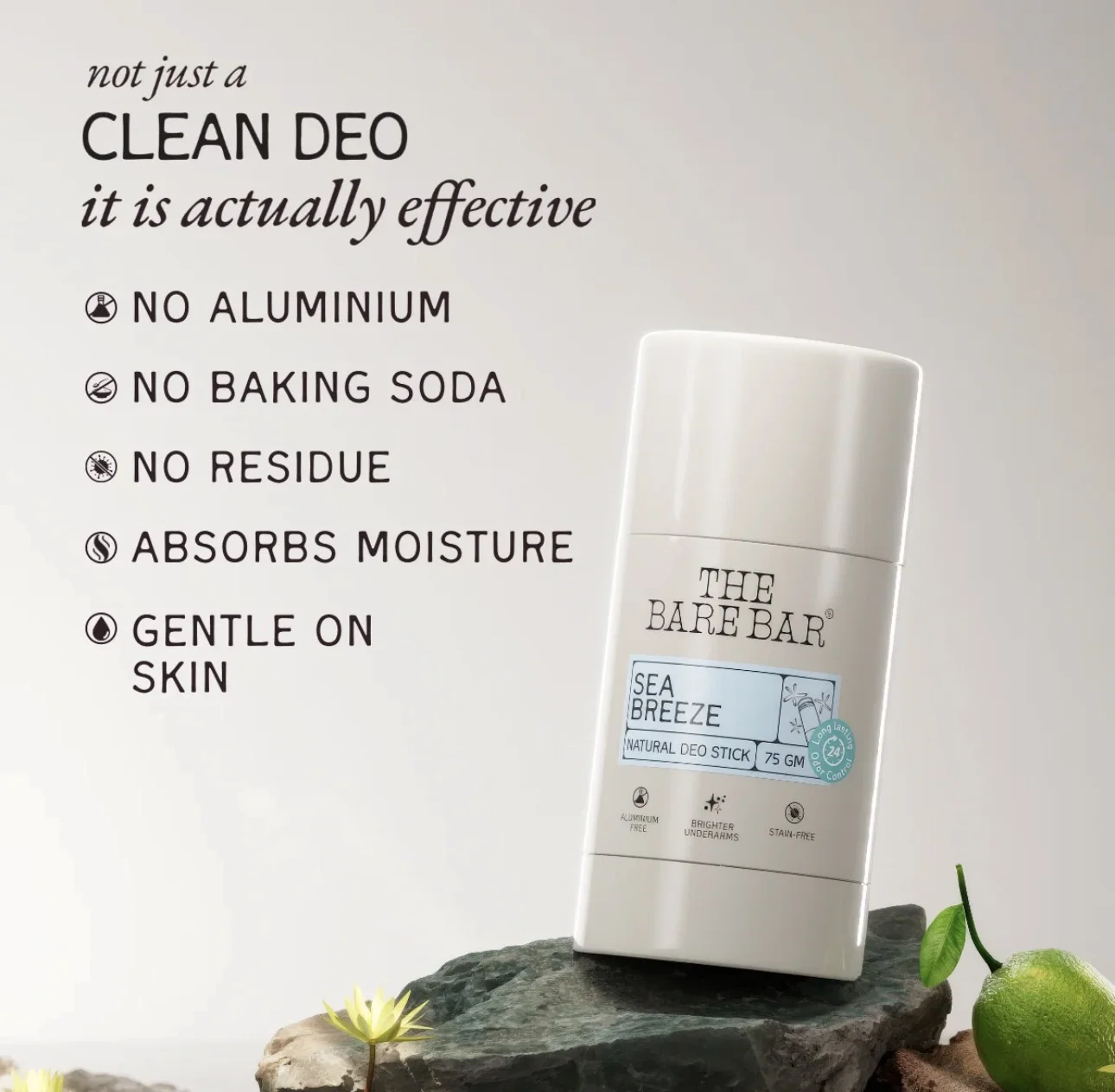The Bare Bar Sea Breeze Deodorant Stick
