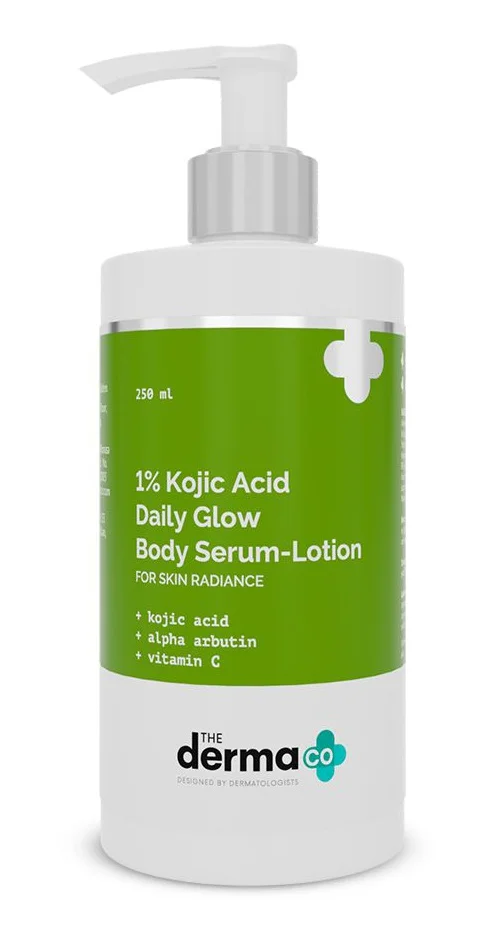 The derma CO 1% Kojic Acid Daily Glow Body Serum-lotion