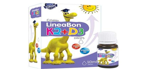 Lineabon K2+D3 hỗ trợ hấp thu canxi phát triển chiều cao cho trẻ sơ sinh và trẻ nhỏ