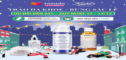 Top 5 mỹ phẩm Kiehl's Lazada khuyến mãi độc quyền 12