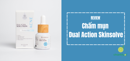 Skinsolve Dual Action Solution Acne: Trị mụn sưng viêm cực nhạy