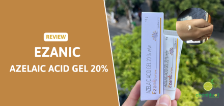 Review Ezanic Azelaic Acid Gel 20%: Hiệu quả nhưng phải hết sức cẩn thận!