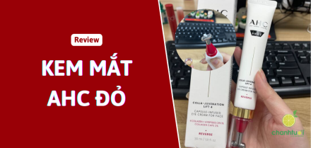 Review kem mắt AHC đỏ sau 1 tháng sử dụng: Ổn áp phết!