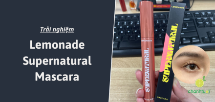 Review chân thật Lemonade Supernatural Mascara trên mi ngắn: Siêu dài nhưng