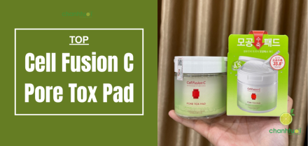 Review Cell Fusion C Pore Tox Pad cho da dầu, lỗ chân lông to