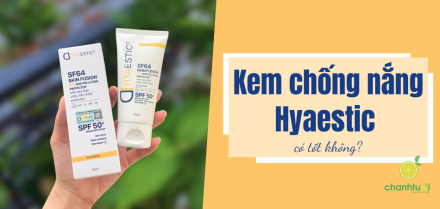 Review kem chống nắng Hyaestic "đá bay" Martiderm??