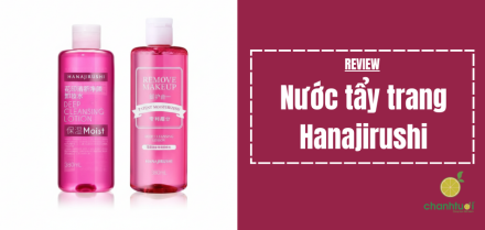 Review nước tẩy trang Hanajirushi Deep Cleansing Lotion