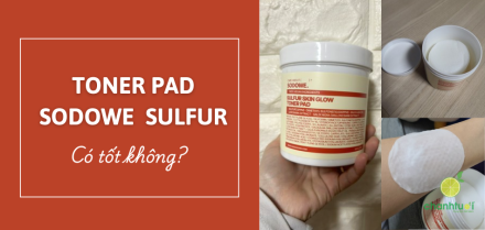 Check liền Toner Pad Sodowe mới tinh đang hot Tiktok