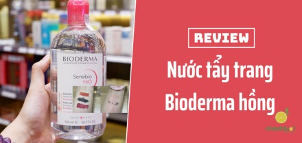 Review nước tẩy trang Bioderma hồng có tốt không? Dành cho da gì?