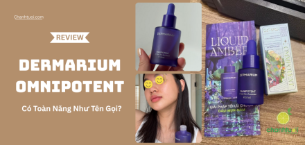 Trải nghiệm Dermarium Omnipotent trên da thâm đỏ, yếu mỏng