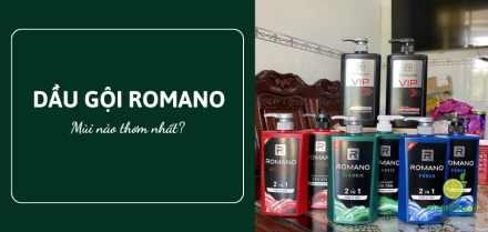 [MẪU MỚI] Review các loại dầu gội nam Romano bán chạy tại siêu thị