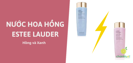 So sánh 2 loại nước hoa hồng Estee Lauder xanh và hồng