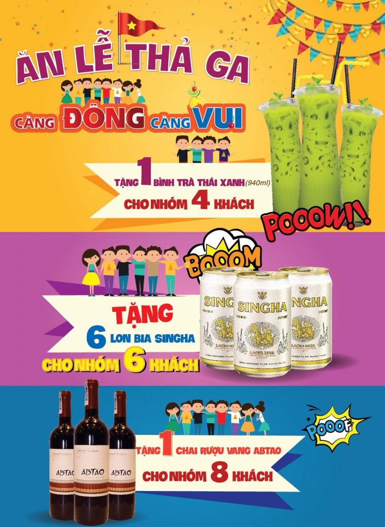 Mừng đại lễ 30.4 Coca Suki ưu đãi hấp dẫn