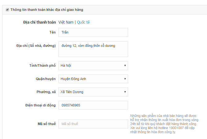 Hướng dẫn mua hàng trên lazada bước 9