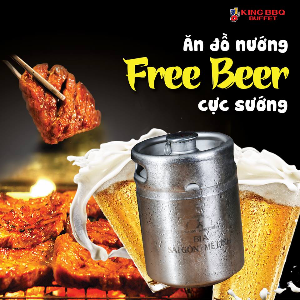 Mien-phi-bom-bia-khong-lo-do-uong-tai-king-bbq