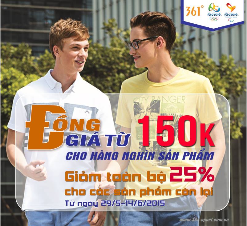 Thời trang 361 Sport đồng giá chỉ từ 150k