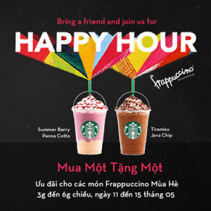 Starbucks-khuyen-mai-mua-1-tang-1-Frappuccino-da-xay