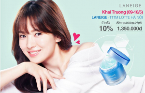 my-pham-LANEIGE-khuyen-mai-khai-truong-tai-lotte