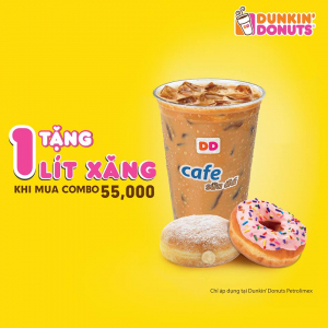Dunkin-Donuts-khuyen-mai-tang-1-lit-xang-khi-mua-combo55k