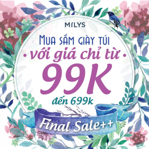 MILYS-Final-sale-khuyen-mai-giay-dep-tui-xach-chi-tu-99k